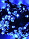 Гірлянда світлодіодна нитка «Кристали» 200 led 20м 200 лампочок синя на чорному дроті, 8 режимів | 6627799 | фото 2