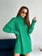 Платье-свитер зеленое | 6628103