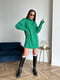Платье-свитер зеленое | 6628103 | фото 3