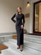 Платье черное с длинным рукавом | 6628112 | фото 2