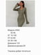Платье-футляр оливкового цвета с V-образным вырезом | 6628183 | фото 4