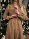 Сукня А-силуету кавового кольору | 6628186 | фото 4