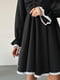 Сукня А-силуету чорна з білою окантовкою | 6628193 | фото 5