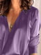 Блуза із шовку армані лавандового кольору | 6627957 | фото 2