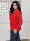 Червоний пуловер | 6627990 | фото 3