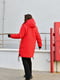 Червона куртка-пальто із плащової тканини | 6628008 | фото 2