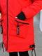 Червона куртка-пальто із плащової тканини | 6628008 | фото 3