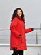 Червона куртка-пальто із плащової тканини | 6628008 | фото 4