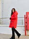 Червона куртка-пальто із плащової тканини | 6628008 | фото 6