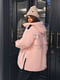 Тепла рожева куртка з капюшоном | 6628296 | фото 5