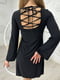 Чорна сукня А-силуету | 6628448 | фото 2
