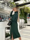 Зелена сукня-светр із ангори | 6628454 | фото 3