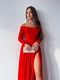 Сукня А-силуету червона | 6628481 | фото 2