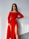 Сукня А-силуету червона | 6628481 | фото 4