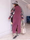 Тепла сукня-светр фрезового кольору | 6628512 | фото 2