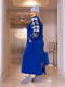 Тепла сукня-светр кольору електрик | 6628516 | фото 4