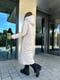 Зимова куртка-пальто молочна | 6628552 | фото 6