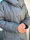 Зимова куртка-пальто сіра | 6628553 | фото 8