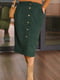 Вельветова спідниця зелена | 6628667 | фото 2