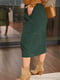 Вельветова спідниця зелена | 6628667 | фото 3