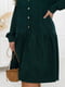 Вельветова сукня зелена | 6628685 | фото 2