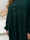 Вельветова сукня міді зелена | 6628708 | фото 2