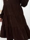 Вельветова сукня коричнева | 6628712 | фото 2