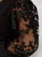 Сукня з мереживами чорна | 6628733 | фото 3
