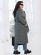 Яскраве двобортне пальто oversize сіре | 6628757 | фото 3