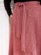 Вельветова спідниця рожево-лілова | 6628790 | фото 4