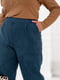 Вельветові трендові штани сині | 6628794 | фото 2