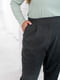Вельветові трендові штани графітові | 6628796 | фото 3