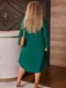 Сукня  А-силуету із подовженою спинкою зелена | 6628936 | фото 2