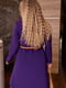 Сукня  А-силуету із подовженою спинкою фіолетова | 6628938 | фото 2