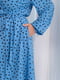 Вишукана сукна блакитна в горошок | 6628953 | фото 3