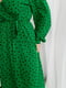 Вишукана сукна зелена в горошок | 6628954 | фото 2