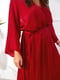 Романтична шовкова сукня червона | 6629018 | фото 3