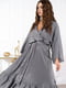 Романтична шовкова сукня сіра | 6629019 | фото 2