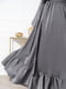 Романтична шовкова сукня сіра | 6629019 | фото 3