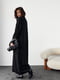 Вязаное платье oversize черное с высокой горловиной | 6629366 | фото 2