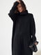 Вязаное платье oversize черное с высокой горловиной | 6629366 | фото 3