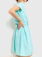 Платье А-силуэта мятного цвета | 6280575 | фото 3