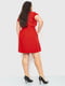 Платье А-силуэта красное в горох | 6280613 | фото 4