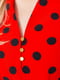 Сукня А-силуету червона у горох | 6280614 | фото 5