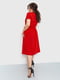 Сукня А-силуету червона у горох | 6280615 | фото 4