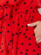 Сукня А-силуету червона у горох | 6280615 | фото 5