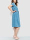 Сукня блакитна в принт | 6351211 | фото 3