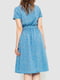 Сукня блакитна в принт | 6351211 | фото 4