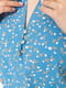 Сукня блакитна в принт | 6351211 | фото 5