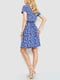Сукня синя в квітковий принт | 6351217 | фото 4